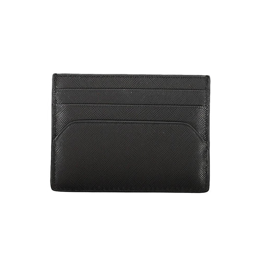 Tommy Hilfiger Black Leather Men Wallet Tommy Hilfiger