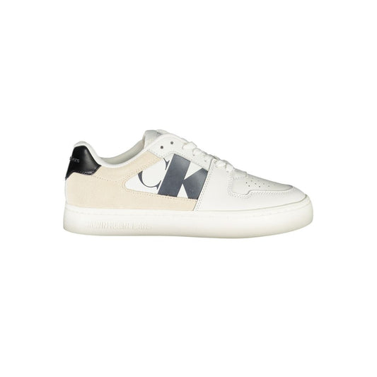 Calvin Klein White Polyester Sneaker Calvin Klein