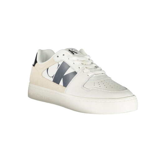 Calvin Klein White Polyester Sneaker Calvin Klein