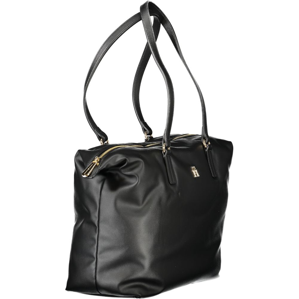 Tommy Hilfiger Black Polyester Women Handbag Tommy Hilfiger