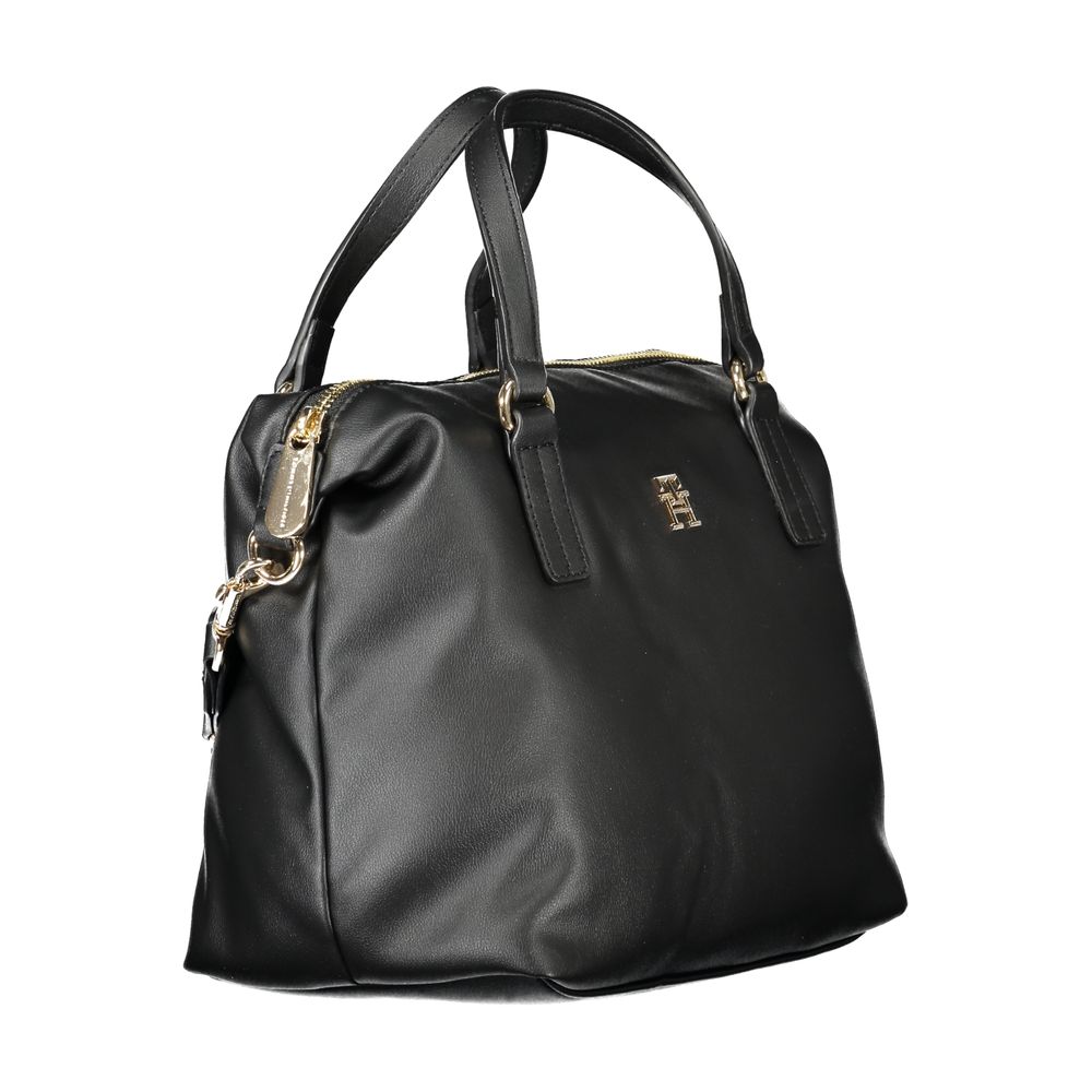 Tommy Hilfiger Black Polyester Women Handbag Tommy Hilfiger