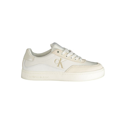 Calvin Klein White Polyester Sneaker Calvin Klein