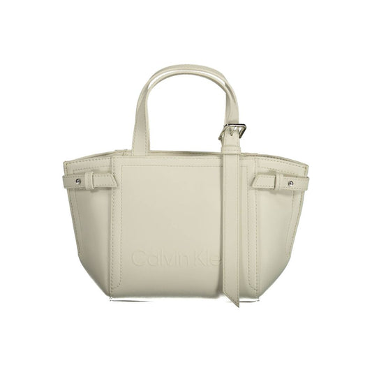 Calvin Klein White Polyester Women Handbag Calvin Klein