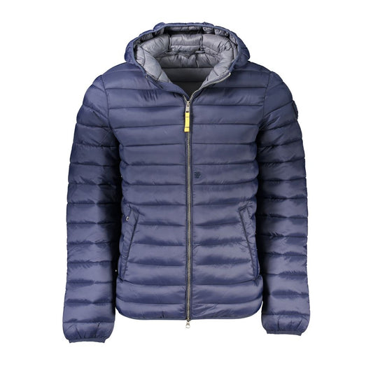 Armata Di Mare Blue Polyamide Men Jacket Armata Di Mare