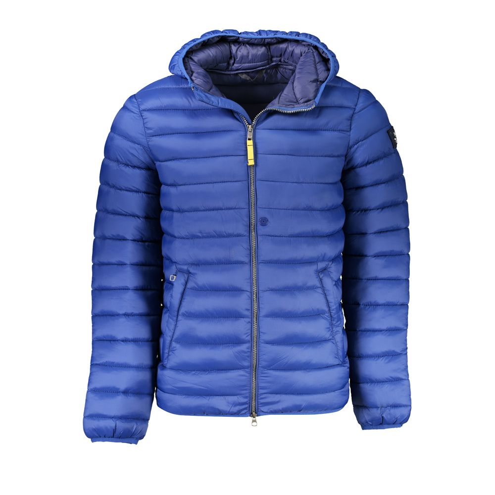 Armata Di Mare Blue Polyamide Men Jacket Armata Di Mare