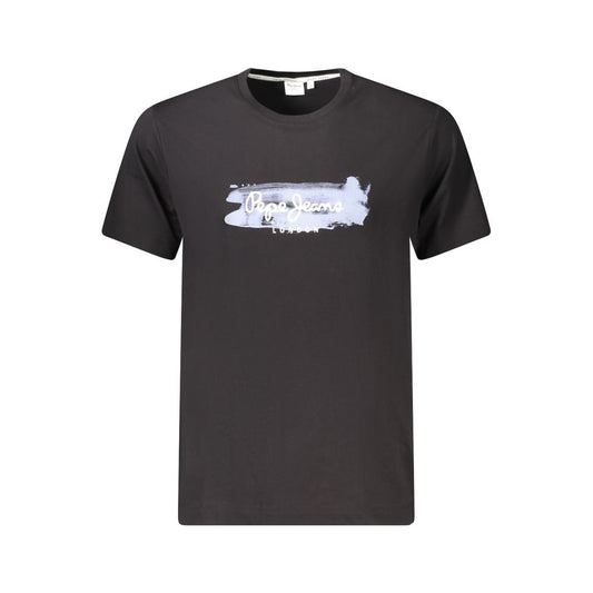 Pepe Jeans Black Cotton Men T-Shirt Pepe Jeans