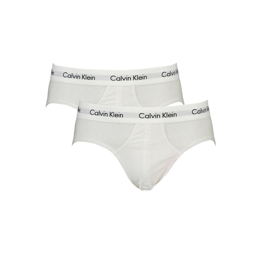 Calvin Klein White Cotton Men Brief Calvin Klein