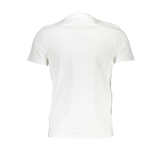 Guess Jeans White Cotton Men T-Shirt Guess Jeans