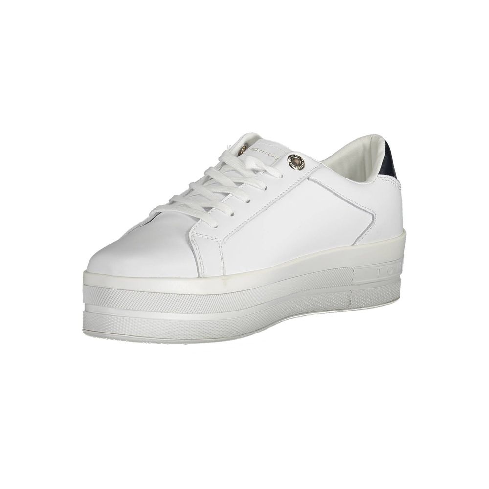 Tommy Hilfiger White Polyethylene Women Sneaker Tommy Hilfiger