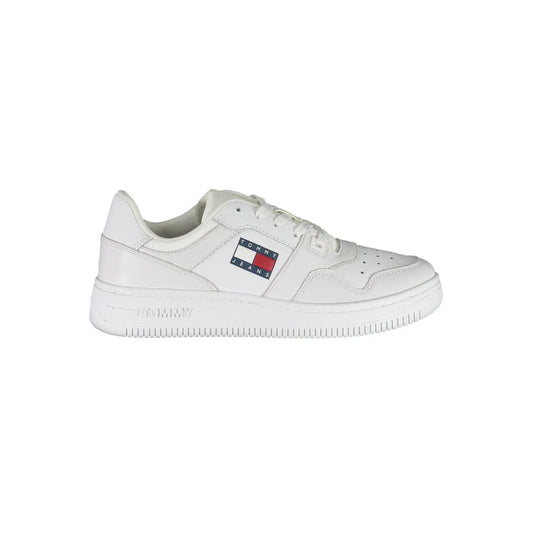 Tommy Hilfiger White Polyester Women Sneaker Tommy Hilfiger