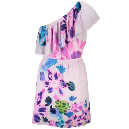 Desigual Pink Viscose Women Dress Desigual