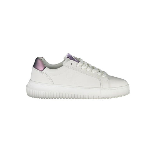 Calvin Klein White Leather Women Sneaker Calvin Klein