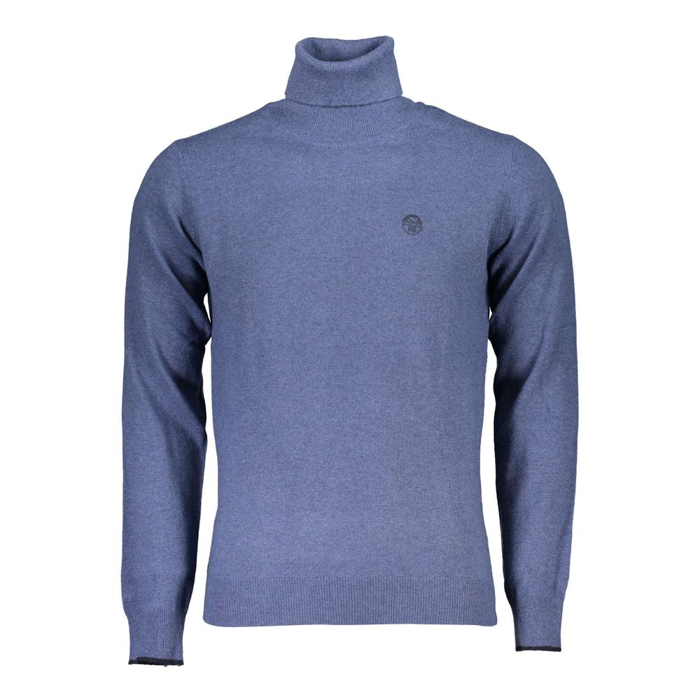 North Sails Blue Polyamide Men Sweater North Sails