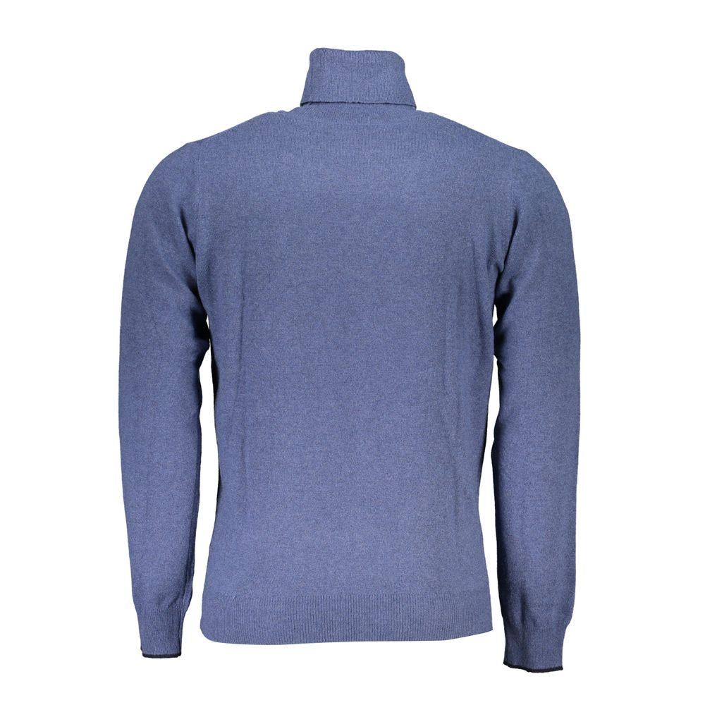 North Sails Blue Polyamide Men Sweater North Sails