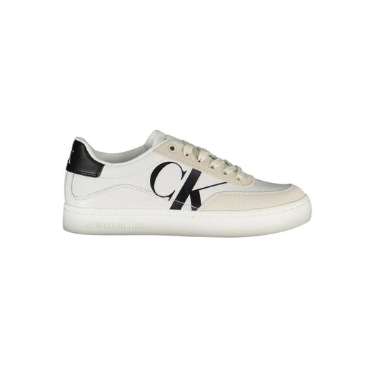 Calvin Klein Eco-Chic White Sneaker with Contrast Details Calvin Klein