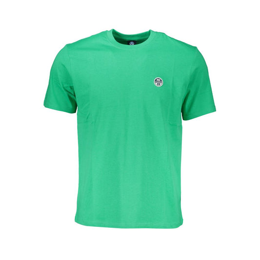 North Sails Green Cotton T-Shirt North Sails