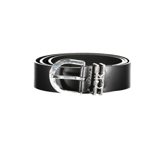 Calvin Klein Black Leather Women Belt Calvin Klein