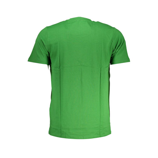 Cavalli Class Green Cotton T-Shirt Cavalli Class