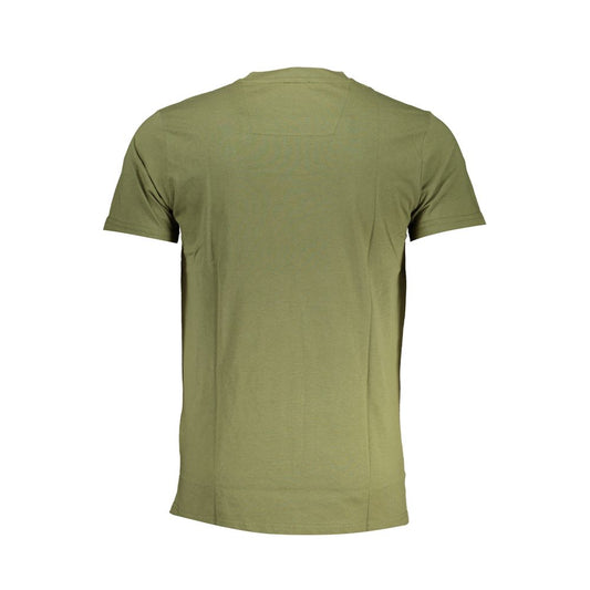 Cavalli Class Green Cotton T-Shirt Cavalli Class