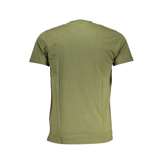 Cavalli Class Green Cotton T-Shirt Cavalli Class