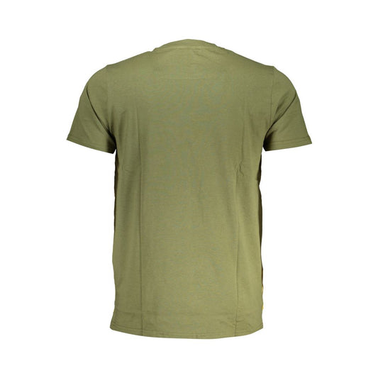 Cavalli Class Green Cotton T-Shirt Cavalli Class