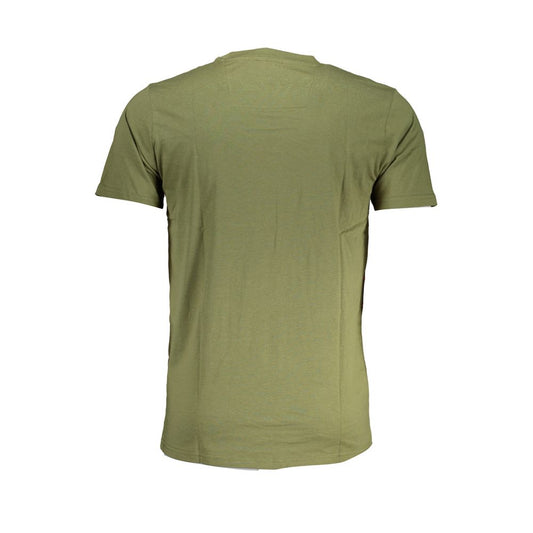 Cavalli Class Green Cotton T-Shirt Cavalli Class