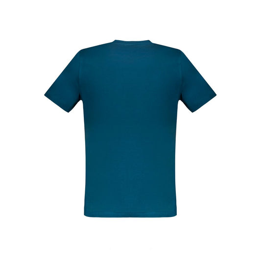 Harmont & Blaine Blue Cotton T-Shirt Harmont & Blaine