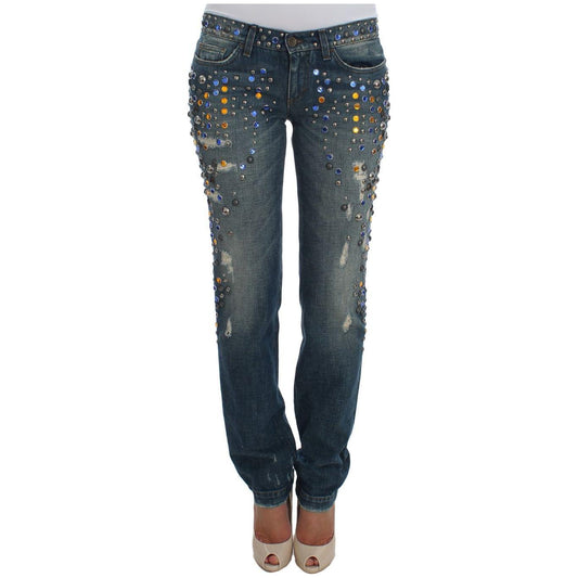 Dolce & Gabbana Enchanted Sicily Crystal Embellished Jeans Dolce & Gabbana