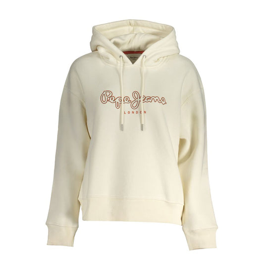 Pepe Jeans White Cotton Sweater Pepe Jeans