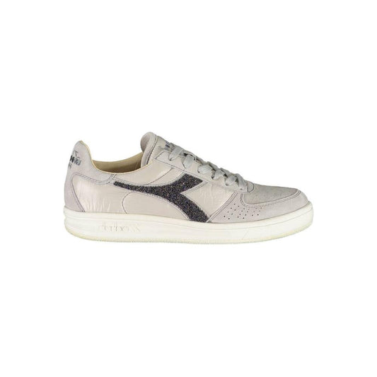 Diadora Grigio Leather Women Sneaker 1728,67403481248,Athletic - Sneakers - Shoes,Diadora,EU36.5/US6.5,Gray,New with tags,Shoes,Sneakers - Shoes,Sneakers - Women - Shoes,Women,Women - Shoes