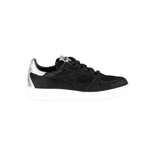Diadora Black Leather Women Sneaker 1728,67403481248,Athletic - Sneakers - Shoes,Black,Diadora,EU36.5/US6.5,EU36/US6,EU38.5/US8.5,New with tags,Shoes,Sneakers - Shoes,Sneakers - Women - Shoes,Women,Women - Shoes