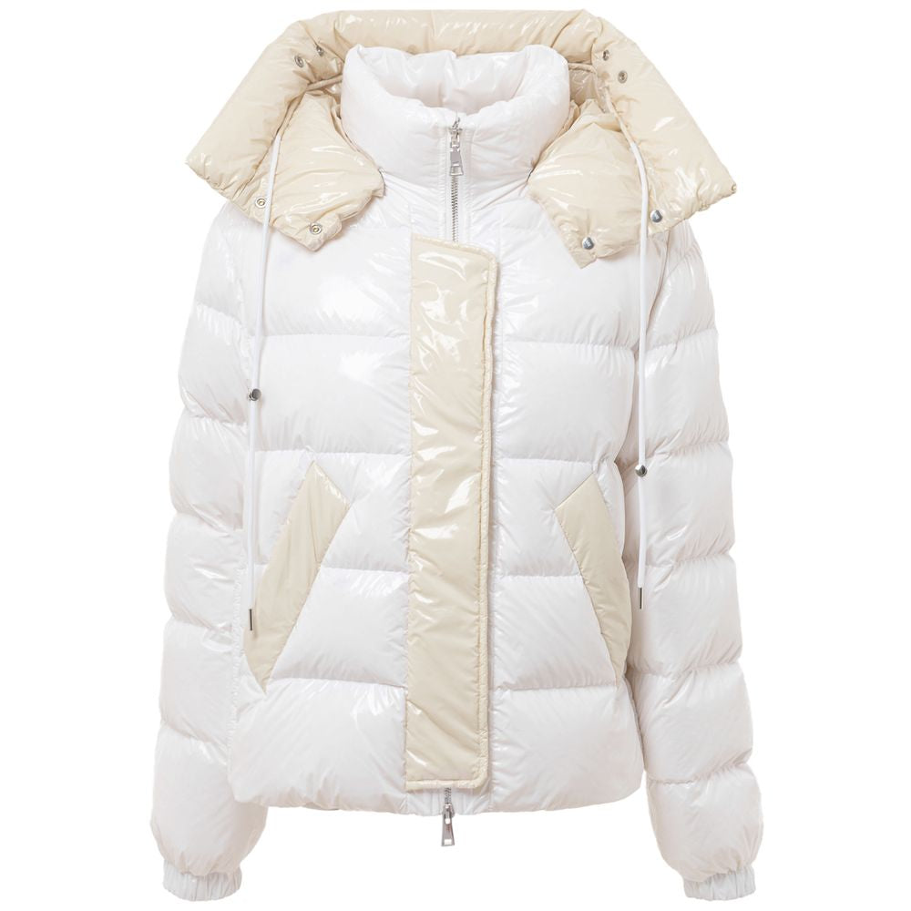 Add White Polyamide Coat