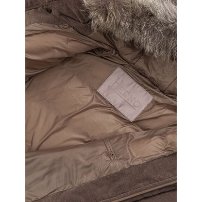 Herno Brown Cotton Bomber 1728,67397976224,Bombers - Jackets & Coats - Clothing,Brown,Clothing,Herno,IT50 | L,Jackets & Coats - Clothing,Jackets - Men - Clothing,Men,Men - Clothing,New with tags