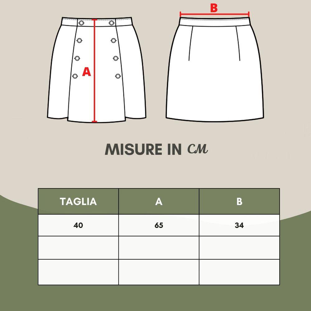 Lardini Yellow Viscose Midi Skirt