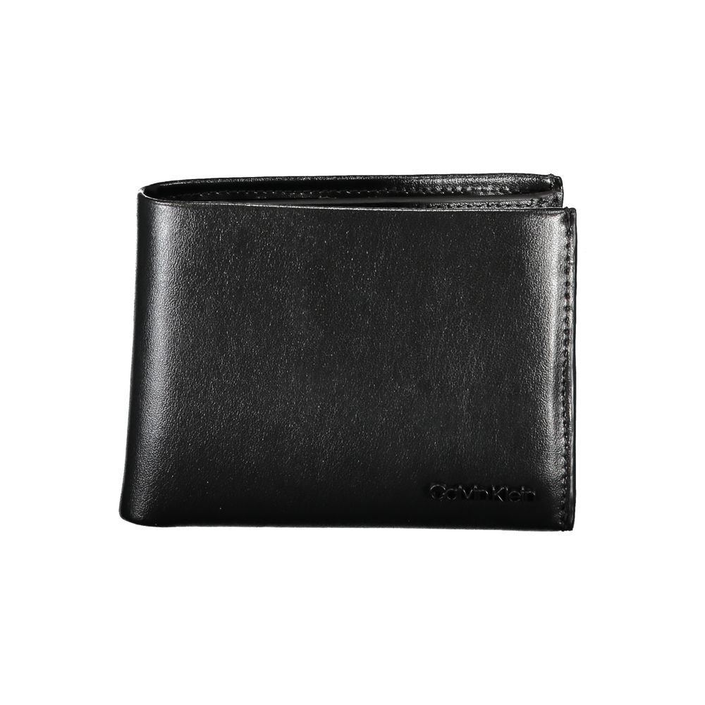 Calvin Klein Nero Leather Men Wallet 1728,67403481248,Accessories,Black,Calvin Klein,Men,New with tags,Wallets - Accessories,Wallets - Wallets - Accessories