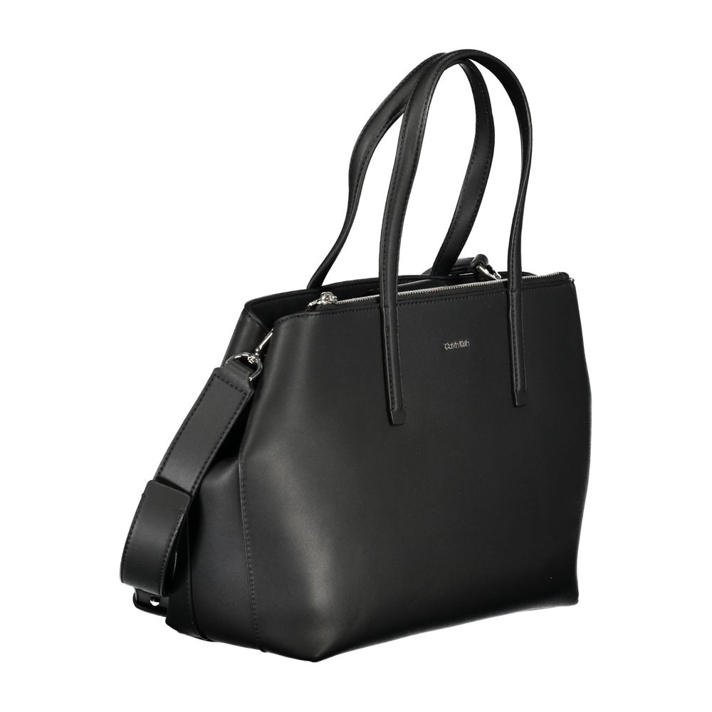 Calvin Klein Black Polyester Women Handbag