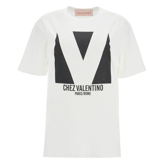 Valentino Garavani 'chez valentino printed t Topwear Valentino Garavani