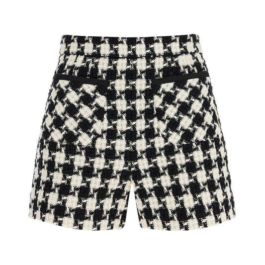 Valentino Garavani "light tweed damier pattern Short trousers Valentino Garavani