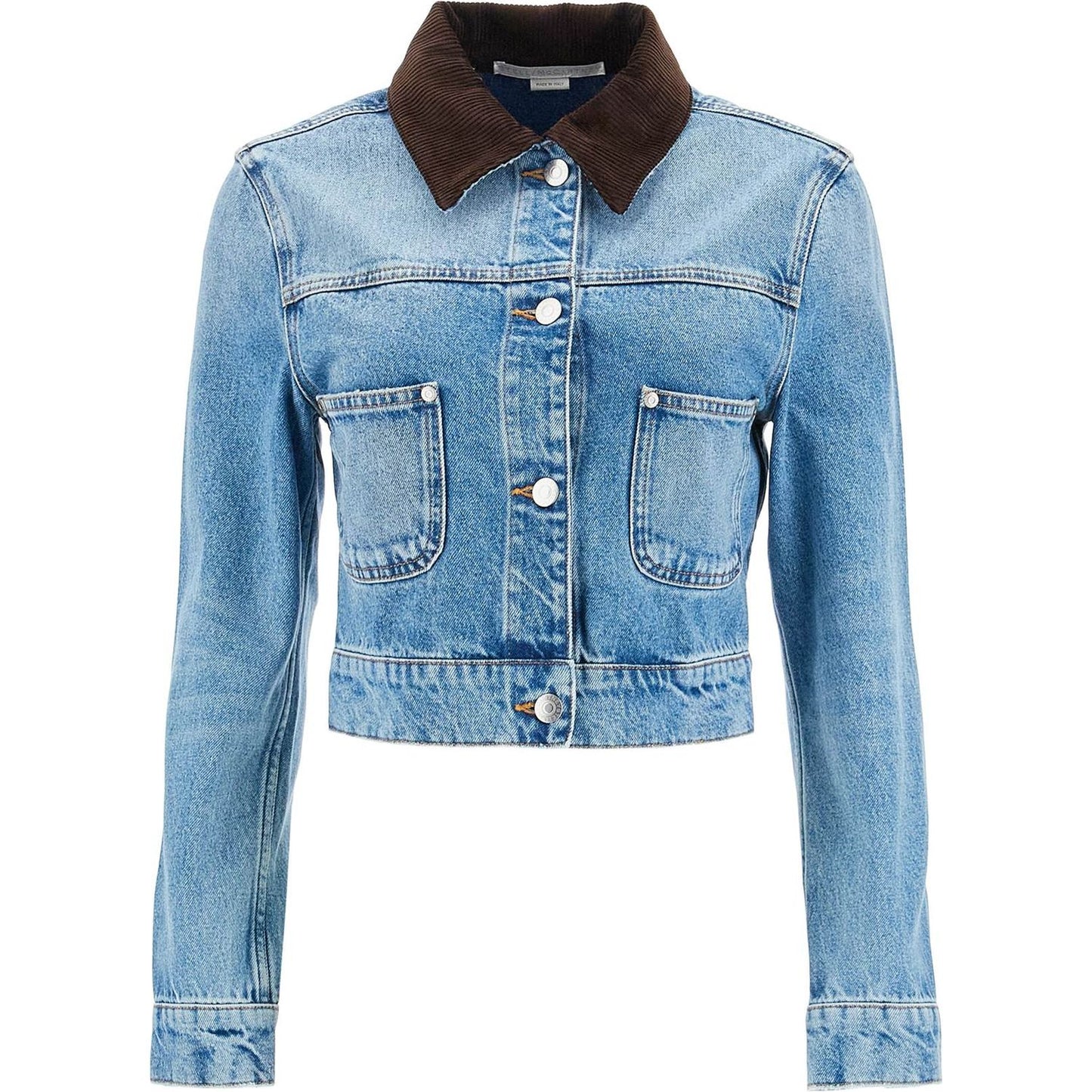 Stella McCartney cropped denim jacket for women Jackets Stella McCartney