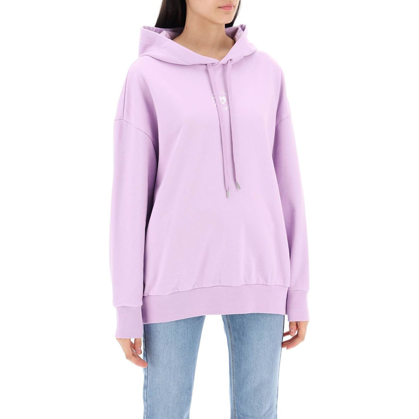 Stella McCartney iconic mini heart hooded sweatshirt Topwear Stella McCartney