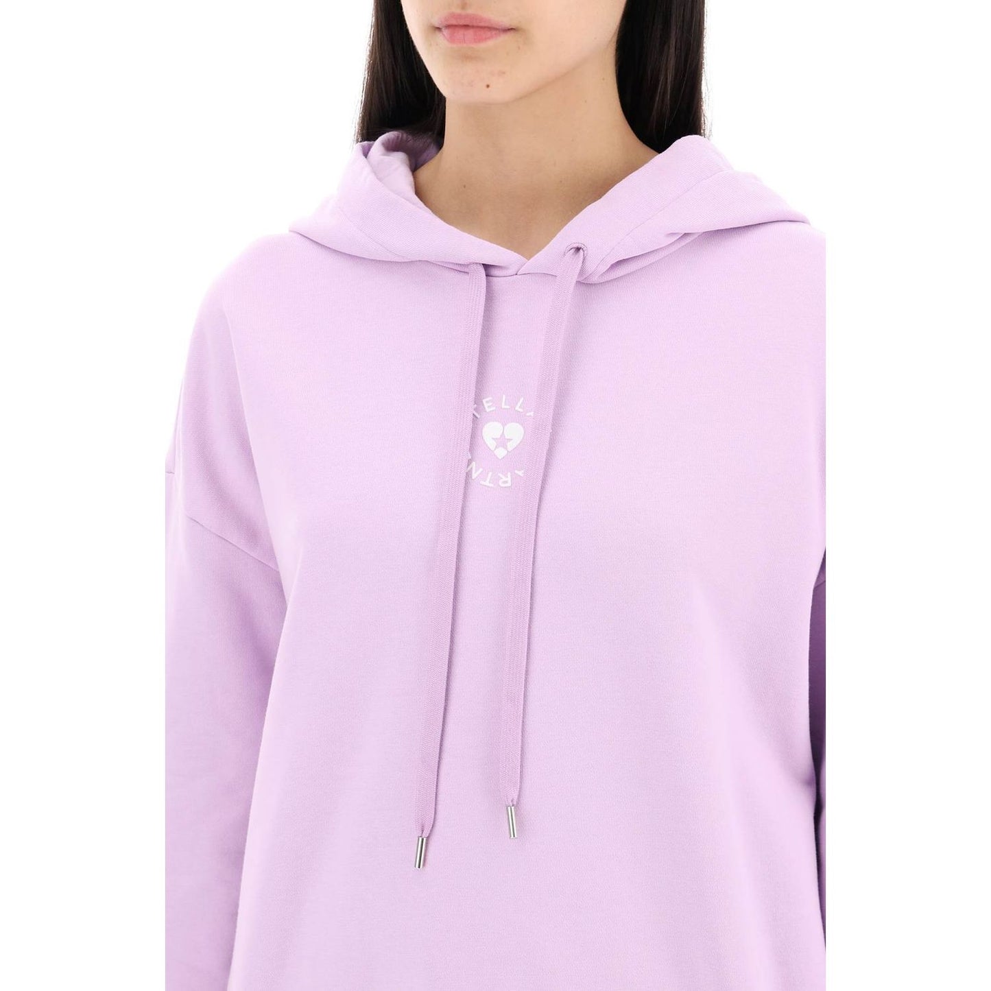 Stella McCartney iconic mini heart hooded sweatshirt Topwear Stella McCartney