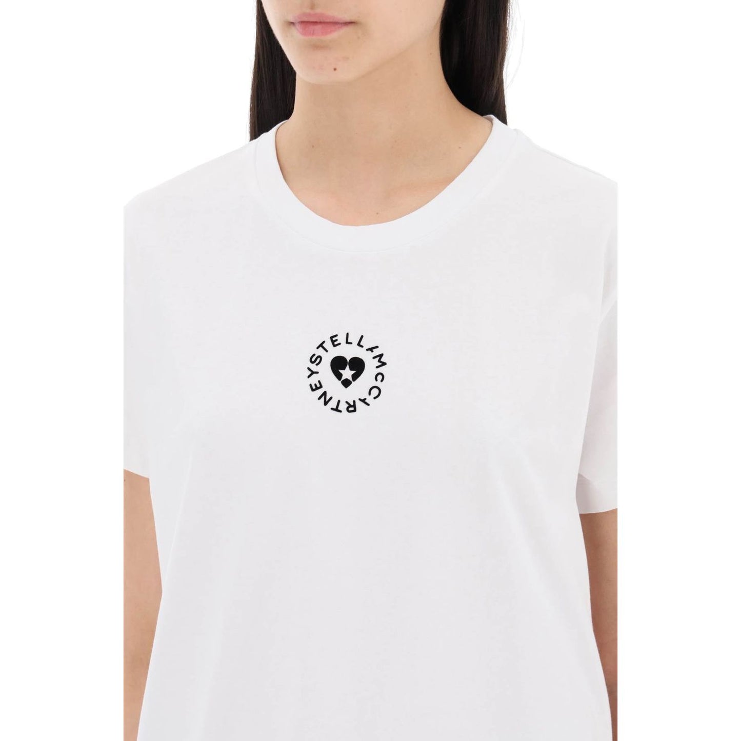 Stella McCartney iconic mini heart t-shirt Topwear Stella McCartney