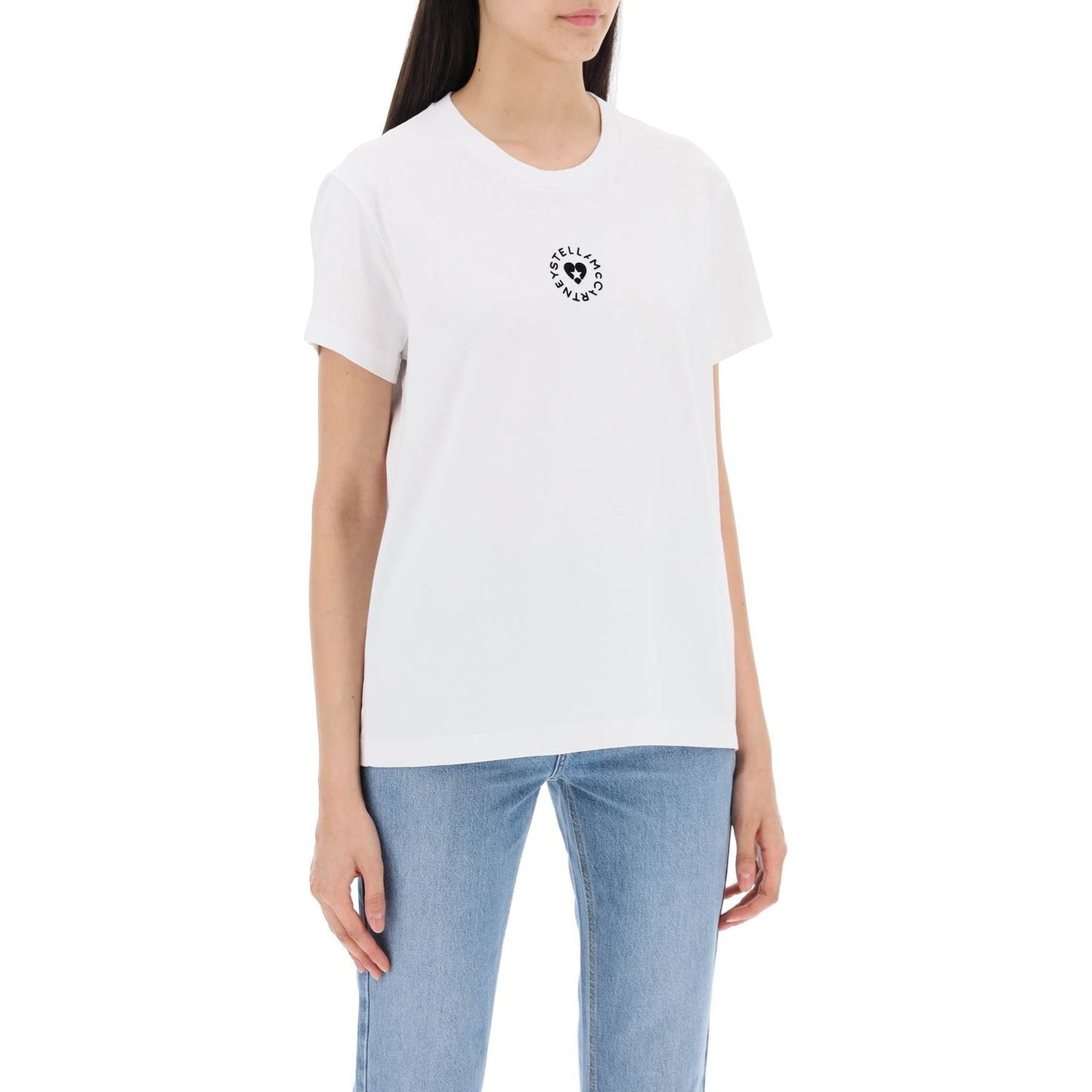 Stella McCartney iconic mini heart t-shirt Topwear Stella McCartney