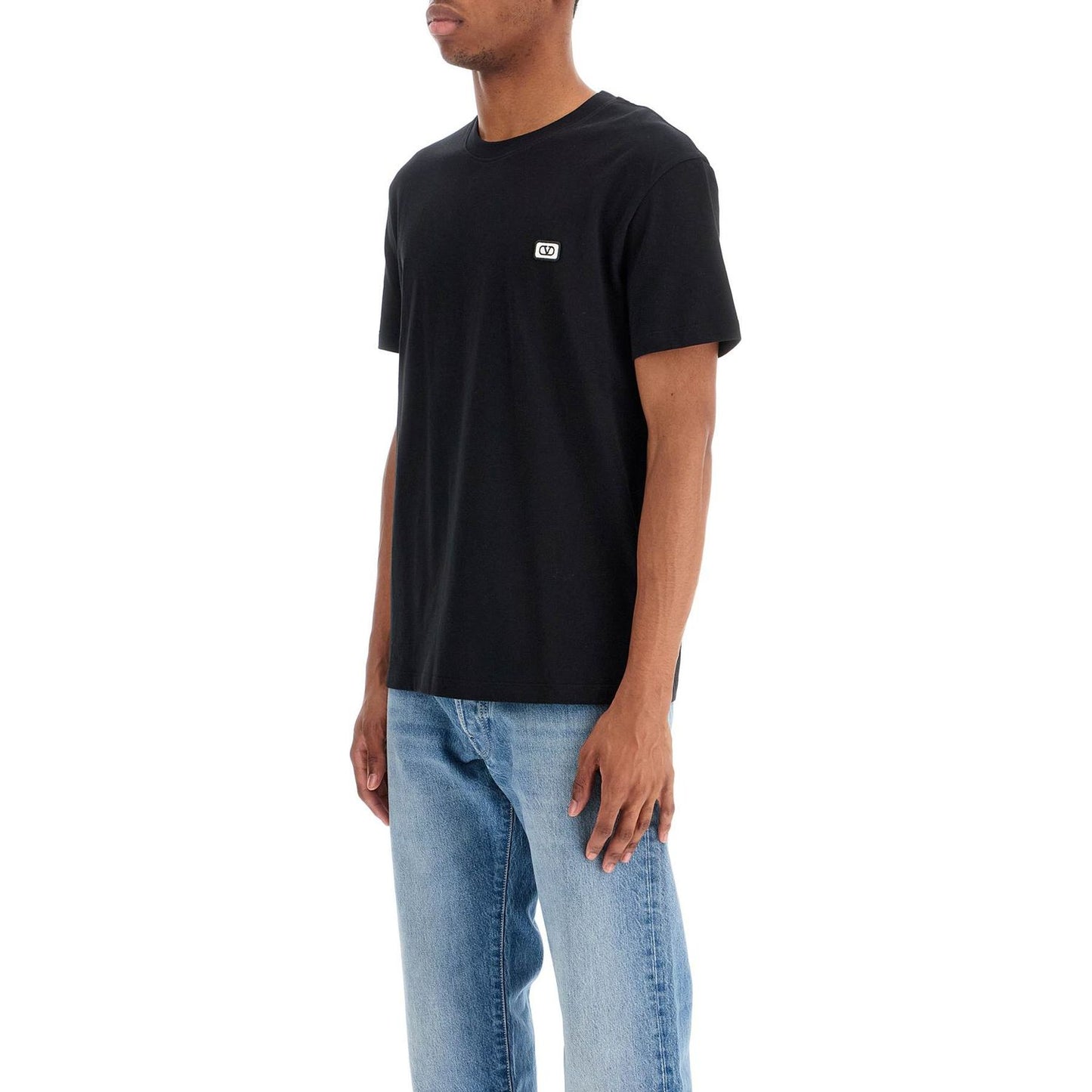 Valentino Garavani vlogo patch t-shirt with Topwear Valentino Garavani