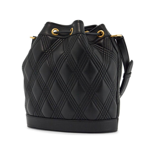 Valentino Garavani quilted black leather drawstring bag Handbag Valentino Garavani