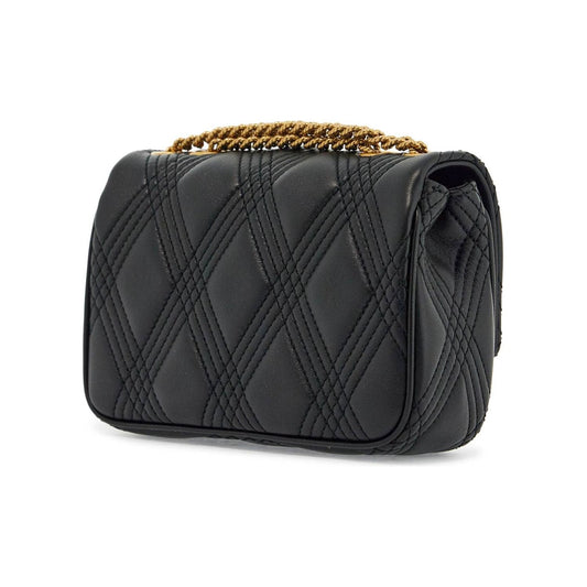 Valentino Garavani small black quilted shoulder bag with gold chain Handbag Valentino Garavani