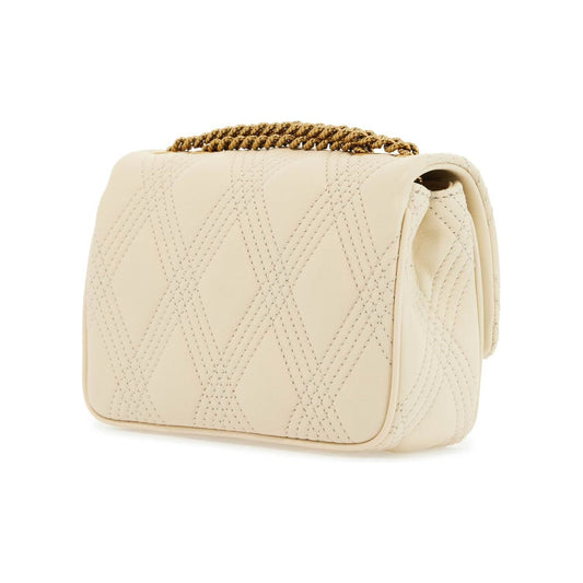 Valentino Garavani small shoulder bag in leather with golden chain butter white Handbag Valentino Garavani