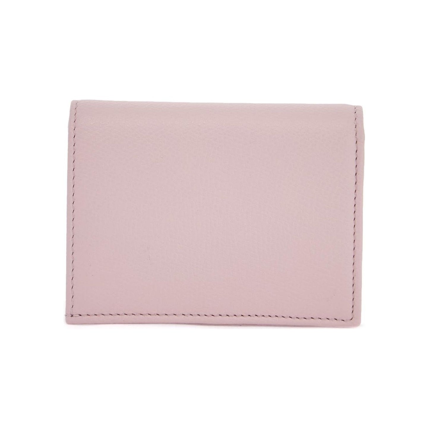 Valentino Garavani portafoglio francese compatto in pelle rosa quarzo Wallets Valentino Garavani