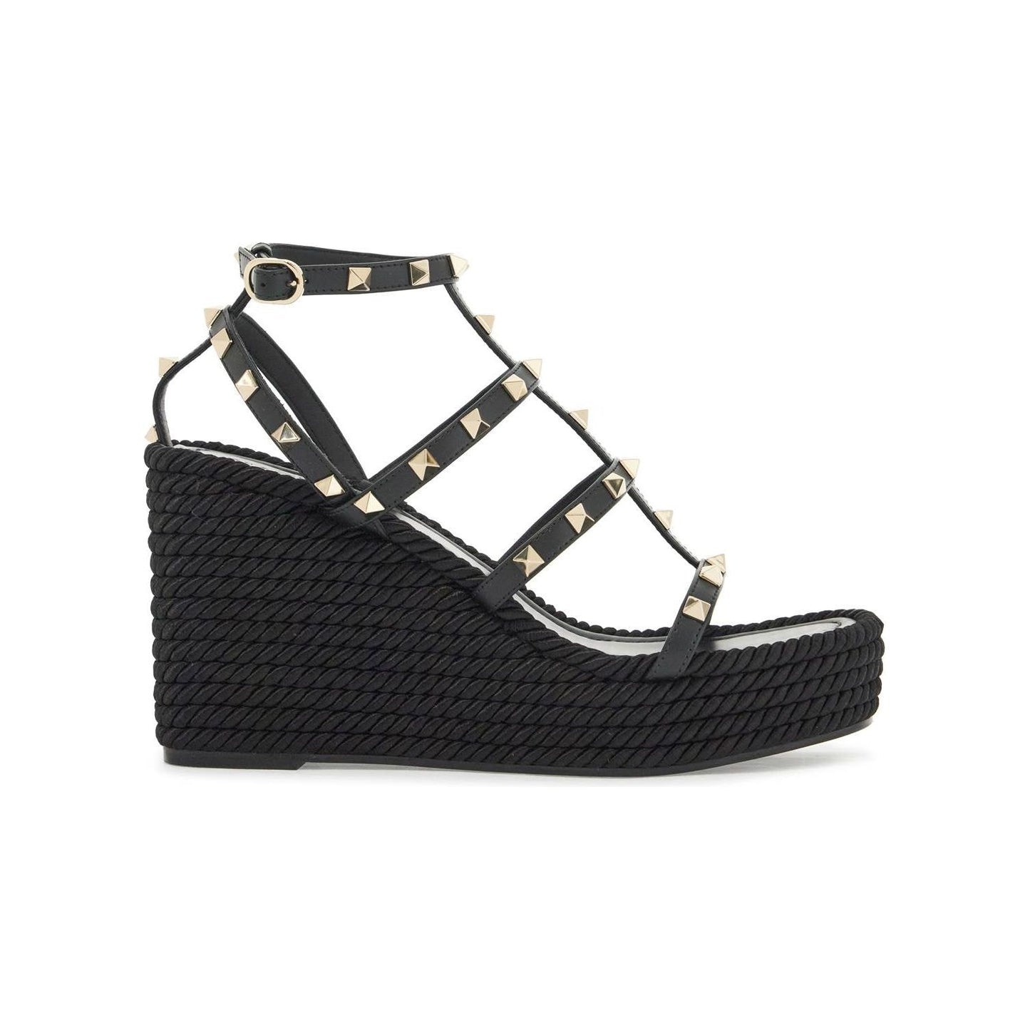 Valentino Garavani rockstud wedge sand Sandals Valentino Garavani