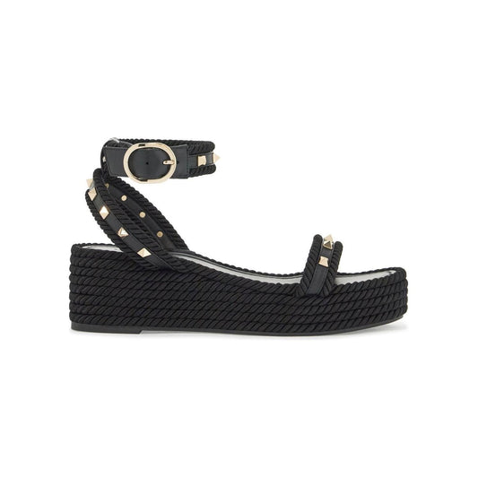 Valentino Garavani rockstud flatform sandals Sandals Valentino Garavani